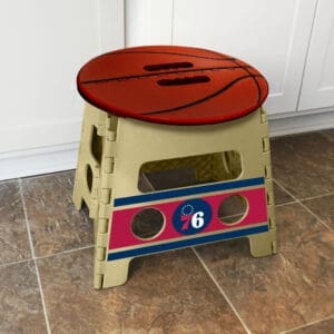 Philadelphia 76ers Folding Step Stool - 13in. Rise-24416