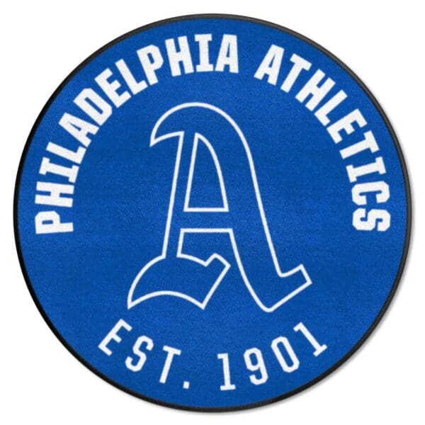 Philadelphia Athletics Roundel Rug 27in. Diameter 1 scaled