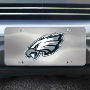 Philadelphia Eagles 3D Stainless Steel License Plate