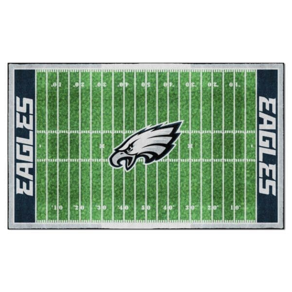 Philadelphia Eagles 6 ft. x 10 ft. Plush Area Rug 1 scaled