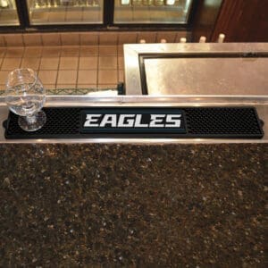 Philadelphia Eagles Bar Drink Mat - 3.25in. x 24in.