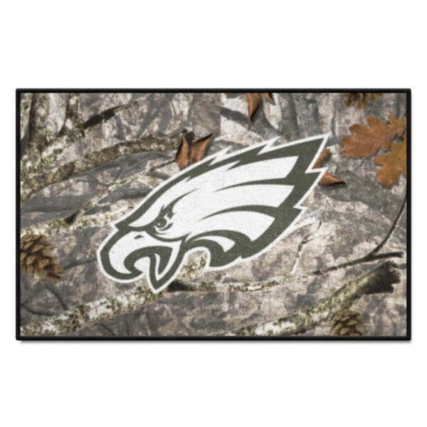 Philadelphia Eagles Camo Starter Mat Accent Rug 19in. x 30in 1 scaled