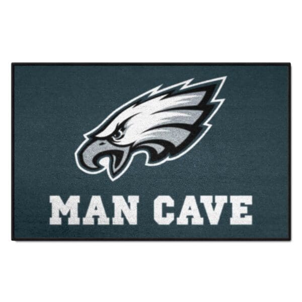 Philadelphia Eagles Eagles Man Cave Starter Mat Accent Rug 19in. x 30in 1 scaled