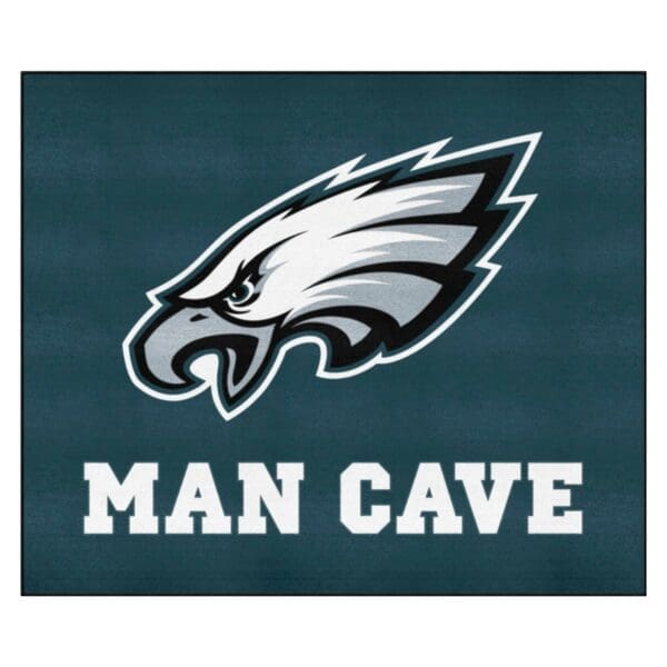 Philadelphia Eagles Eagles Man Cave Tailgater Rug 5ft. x 6ft 1 scaled