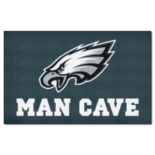 Philadelphia Eagles Eagles Man Cave Ulti Mat Rug 5ft. x 8ft 1 scaled
