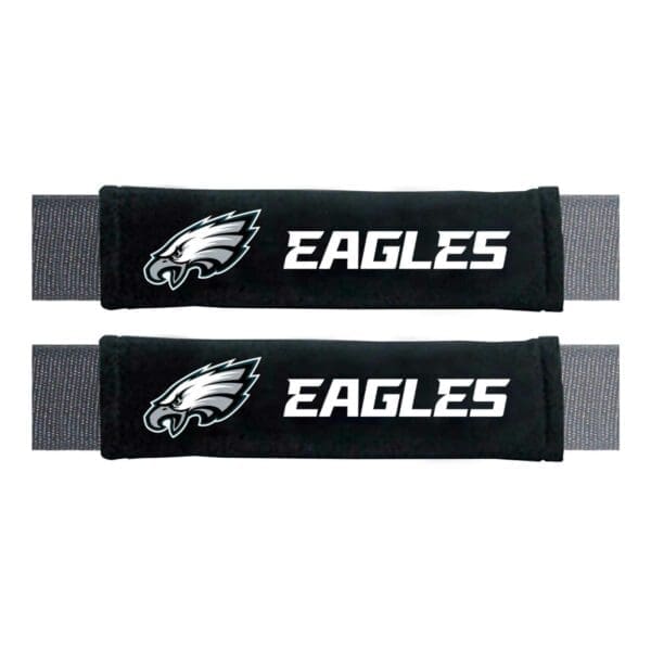 Philadelphia Eagles Embroidered Seatbelt Pad 2 Pieces 1