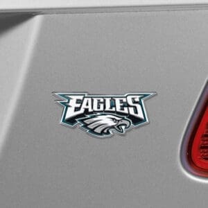 Philadelphia Eagles Heavy Duty Aluminum Embossed Color Emblem - Alternate