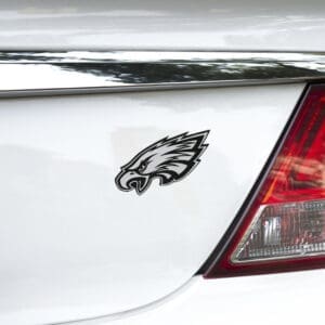 Philadelphia Eagles Molded Chrome Plastic Emblem