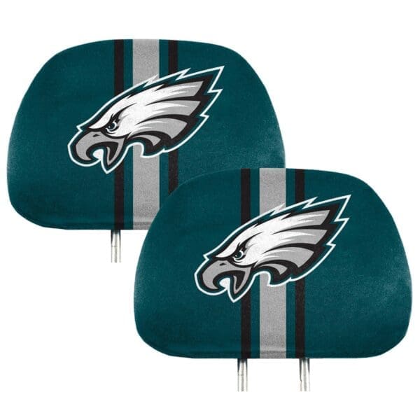 Philadelphia Eagles Printed Head Rest Cover Set 2 Pieces 1 scaled