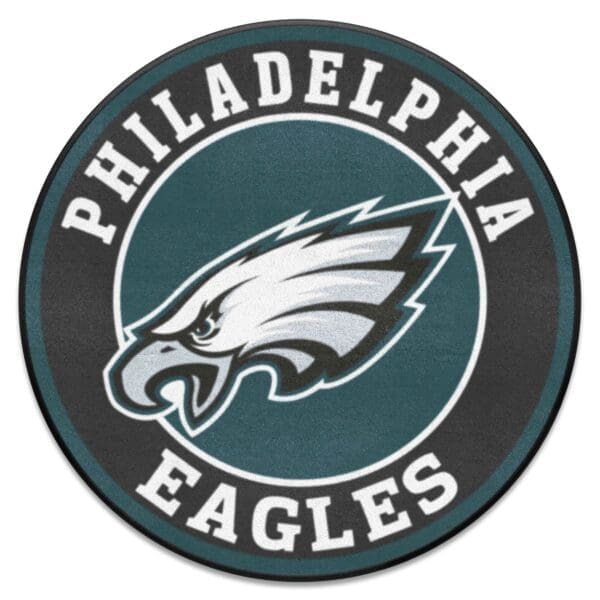 Philadelphia Eagles Roundel Rug 27in. Diameter 1 scaled
