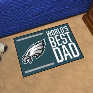 Philadelphia Eagles Starter Mat Accent Rug - 19in. x 30in. World's Best Dad Starter Mat