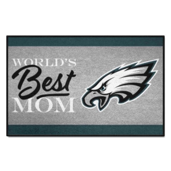 Philadelphia Eagles Worlds Best Mom Starter Mat Accent Rug 19in. x 30in 1 scaled