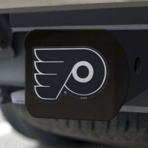 Philadelphia Flyers Black Metal Hitch Cover with Metal Chrome 3D Emblem-20995