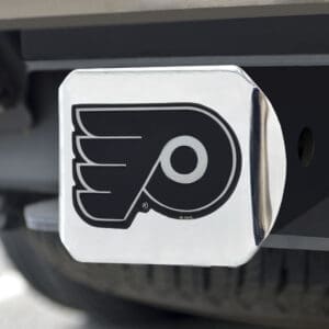 Philadelphia Flyers Chrome Metal Hitch Cover with Chrome Metal 3D Emblem-15149