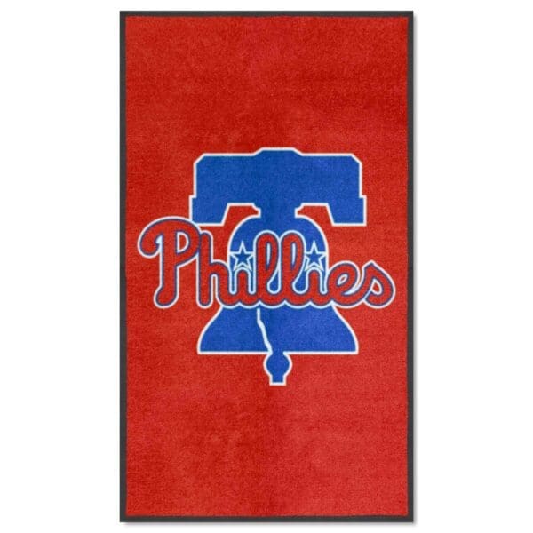 Philadelphia Phillies 3X5 High Traffic Mat with Durable Rubber Backing Portrait Orientation 1 scaled