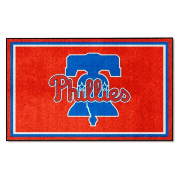 Philadelphia Phillies 4ft. x 6ft. Plush Area Rug 1 1 scaled