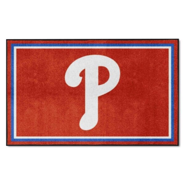 Philadelphia Phillies 4ft. x 6ft. Plush Area Rug 1 scaled