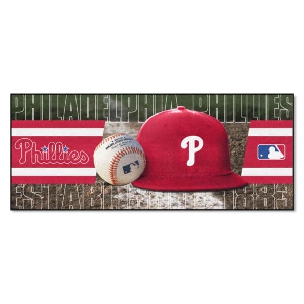 Philadelphia Phillies Baseball Runner Rug 30in. x 72in 1 scaled