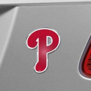 Philadelphia Phillies Heavy Duty Aluminum Embossed Color Emblem