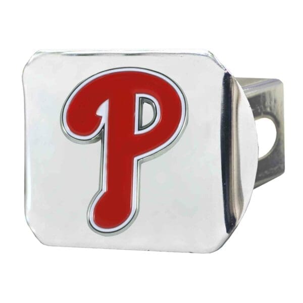 Philadelphia Phillies Hitch Cover 3D Color Emblem 1