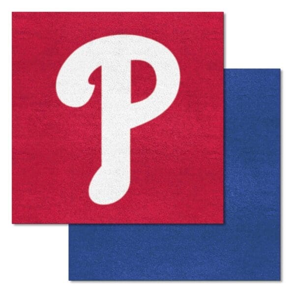 Philadelphia Phillies P Hat Logo Team Carpet Tiles 45 Sq Ft 1 scaled