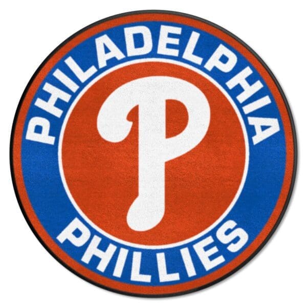 Philadelphia Phillies Roundel Rug 27in. Diameter 1 scaled