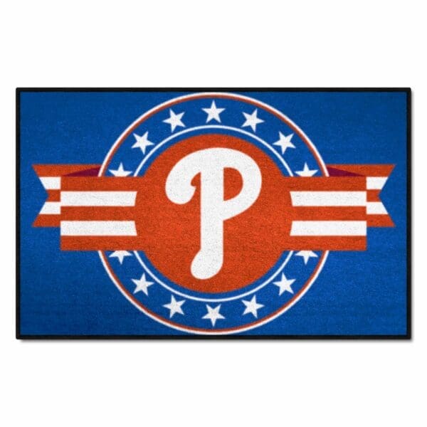 Philadelphia Phillies Starter Mat Accent Rug 19in. x 30in. Patriotic Starter Mat 1 scaled