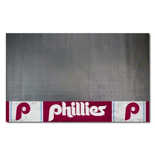 Philadelphia Phillies Vinyl Grill Mat 26in. x 42in.1987 1 scaled