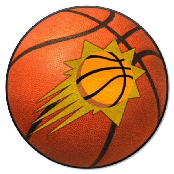 Phoenix Suns Basketball Rug 27in. Diameter 10199 1 scaled