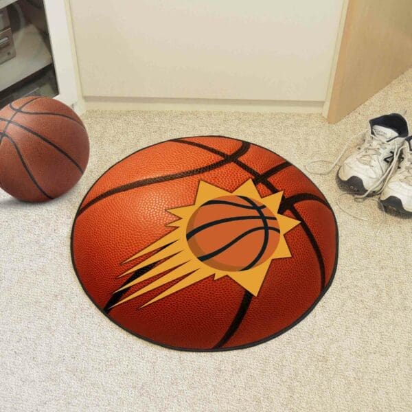 Phoenix Suns Basketball Rug - 27in. Diameter-10199