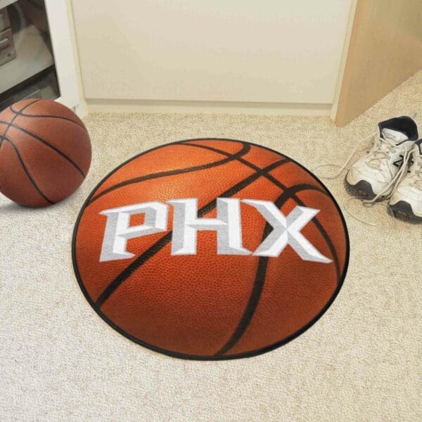 Phoenix Suns Basketball Rug - 27in. Diameter-37077