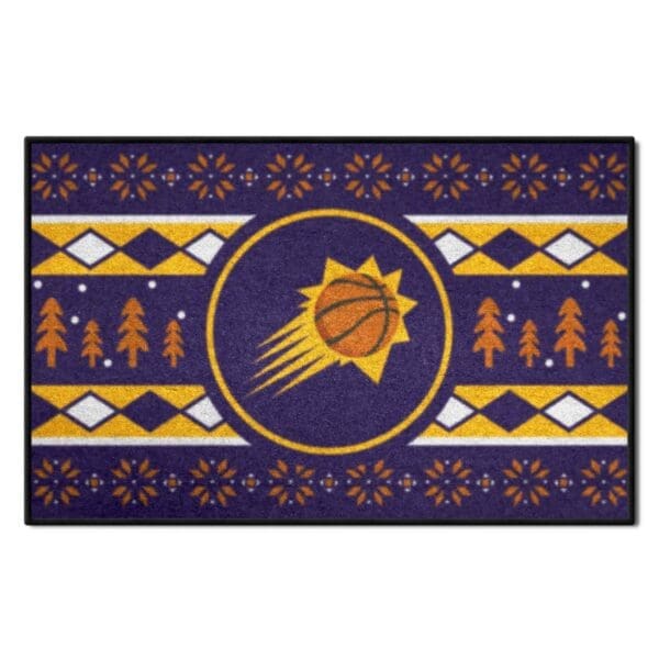 Phoenix Suns Holiday Sweater Starter Mat Accent Rug 19in. x 30in. 26838 1 scaled