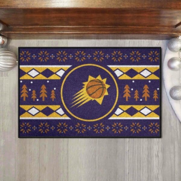 Phoenix Suns Holiday Sweater Starter Mat Accent Rug - 19in. x 30in.-26838