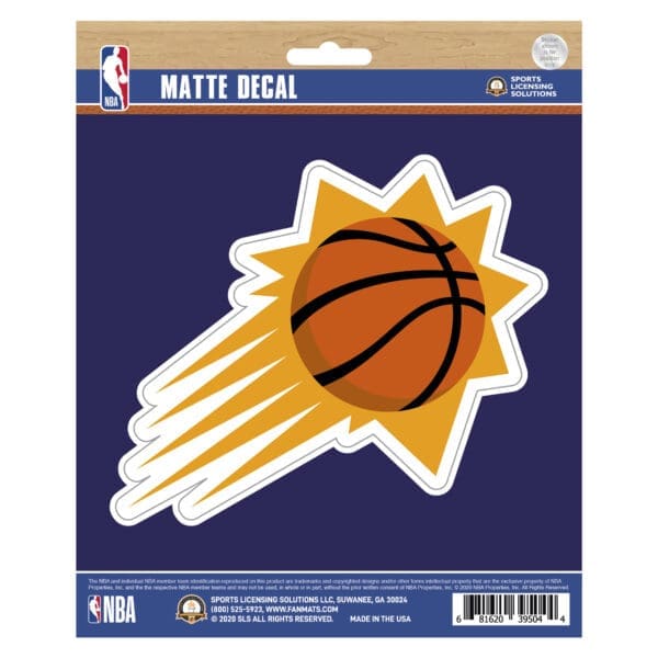 Phoenix Suns Matte Decal Sticker 63268 1