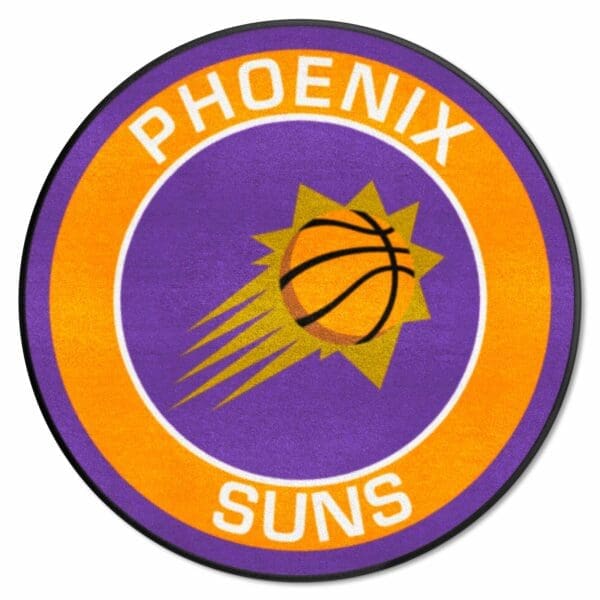Phoenix Suns Roundel Rug 27in. Diameter 18849 1 scaled