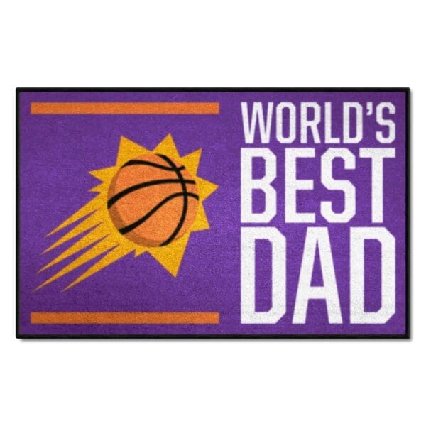 Phoenix Suns Starter Mat Accent Rug 19in. x 30in. Worlds Best Dad Starter Mat 31200 1 scaled