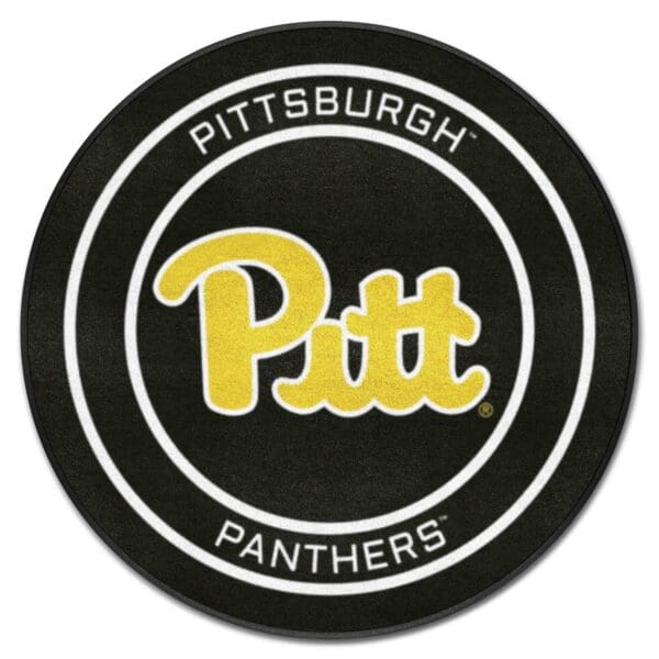 Pitt Hockey Puck Rug 27in. Diameter 1 scaled