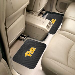 Pitt Panthers Back Seat Car Utility Mats - 2 Piece Set
