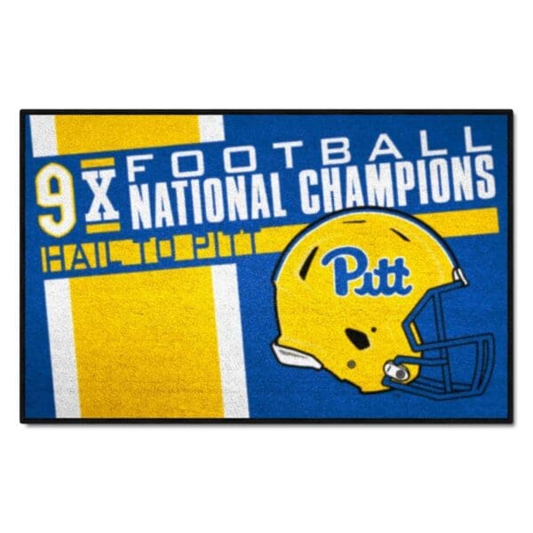 Pitt Panthers Dynasty Starter Mat Accent Rug 19in. x 30in 1 scaled