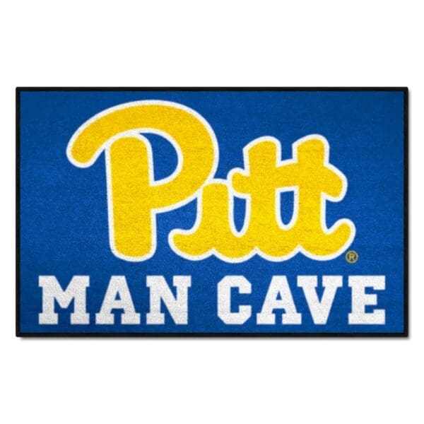 Pitt Panthers Man Cave Starter Mat Accent Rug 19in. x 30in 1 scaled