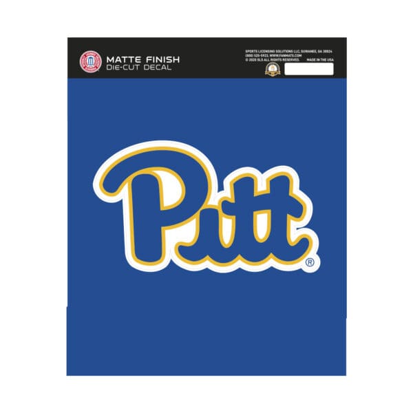 Pitt Panthers Matte Decal Sticker 1