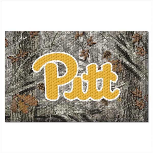 Pitt Panthers Rubber Scraper Door Mat Camo 1 scaled