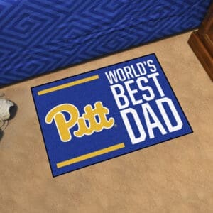 Pitt Panthers Starter Mat Accent Rug - 19in. x 30in. World's Best Dad Starter Mat