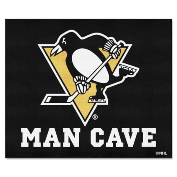 Pittsburgh Penguins Man Cave Tailgater Rug 5ft. x 6ft. 14480 1 scaled