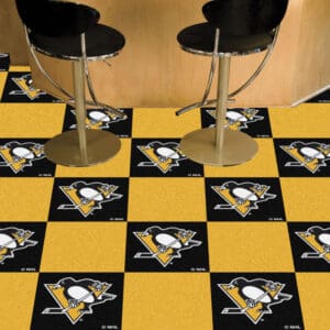 Pittsburgh Penguins Team Carpet Tiles - 45 Sq Ft.-10700