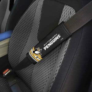 Pittsburgh Penguins Team Color Rally Seatbelt Pad - 2 Pieces-32120