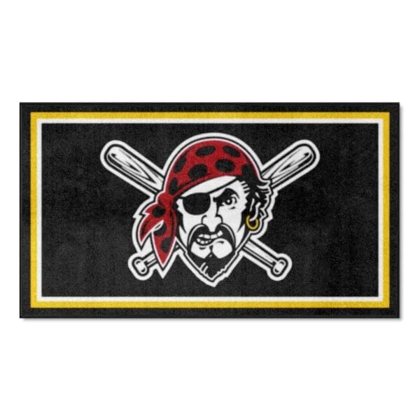 Pittsburgh Pirates 3ft. x 5ft. Plush Area Rug 1 1 scaled