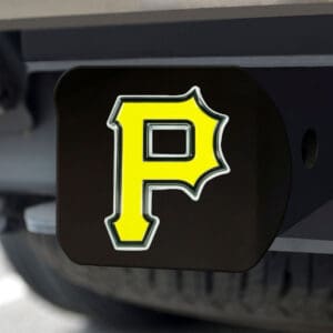 Pittsburgh Pirates Black Metal Hitch Cover - 3D Color Emblem