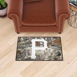 Pittsburgh Pirates Camo Starter Mat Accent Rug - 19in. x 30in.