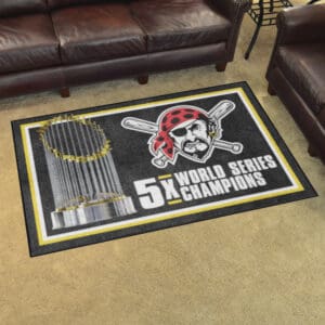 Pittsburgh Pirates Dynasty 4ft. x 6ft. Plush Area Rug